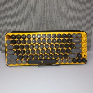 Logitech POP Keys Wireless Mechanical Keyboard Blast Emoji No Receiver Tested